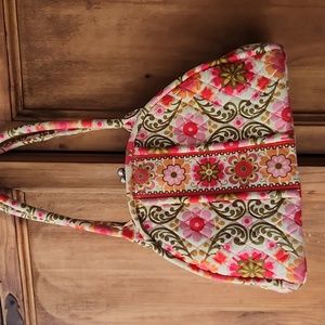 Vera Bradley Eloise Clamshell Bag in Folkloric